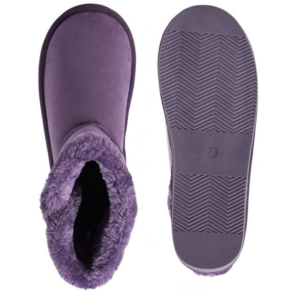 Alpine Swiss Mindy Women’s Winter Boots | Short Faux Shearling Boot | Warm - Picture 4 of 7